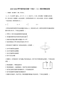 2025-2026学年吉林省白城一中高二（上）期末物理试卷（含答案）