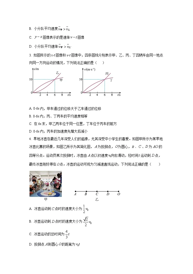 2025-2026学年陕西省渭南市华阴市校级联考高一上学期1月期末物理试卷(学生版)第2页