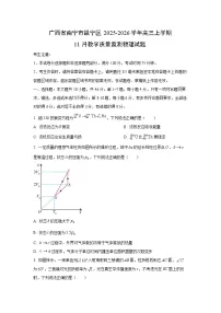 2025-2026学年广西省南宁市邕宁区高三上学期11月教学质量监测 物理试卷(学生版)