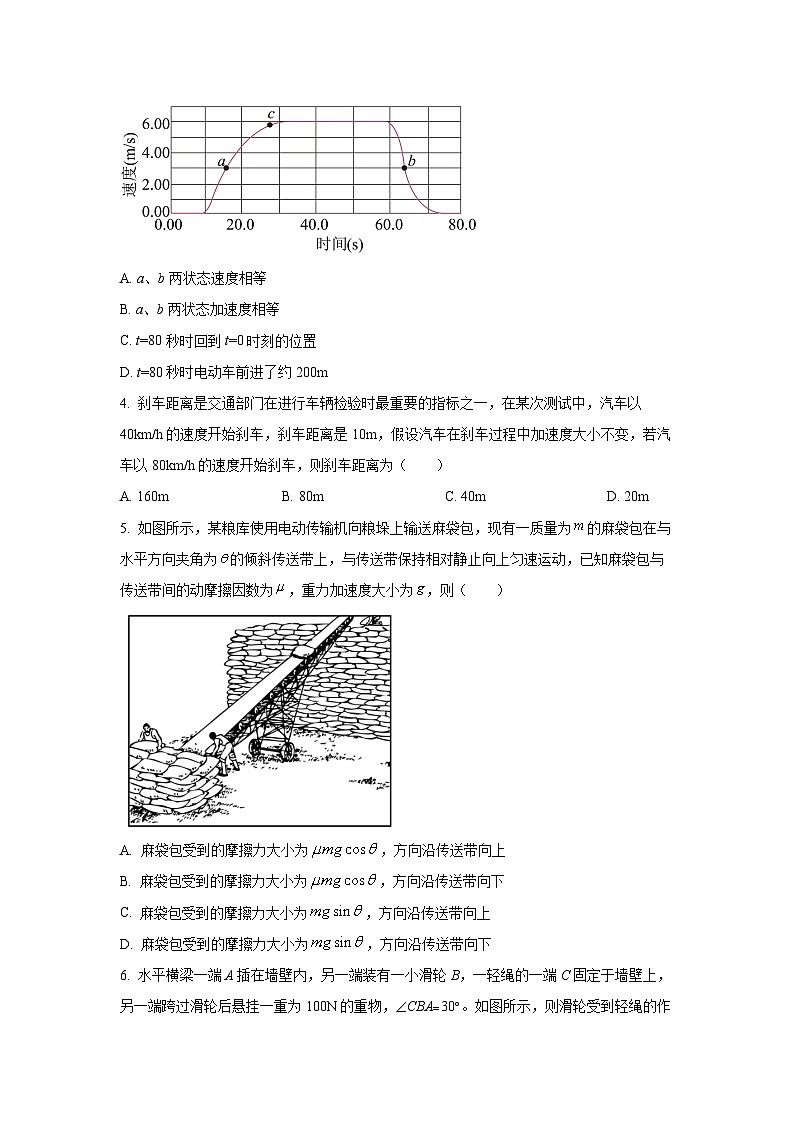 2025-2026学年广东省五校高一上学期12月期中联考物理试卷(学生版)第2页