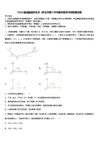2026届湖南省怀化市（怀化市第三中学高考临考冲刺物理试卷含解析