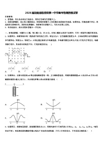 2026届湖南省临澧县第一中学高考物理四模试卷含解析