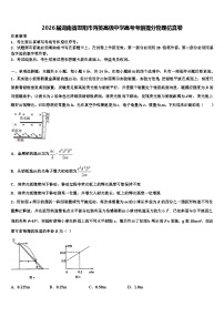 2026届湖南省邵阳市育英高级中学高考考前提分物理仿真卷含解析