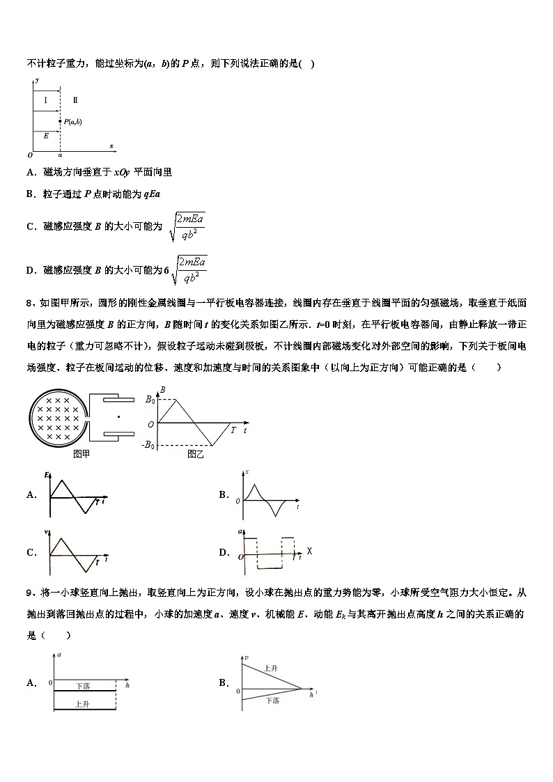 2026届湖南省五市十校教研教改共同体高三下学期联考物理试题含解析第3页