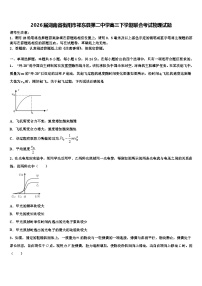 2026届湖南省衡阳市祁东县第二中学高三下学期联合考试物理试题含解析