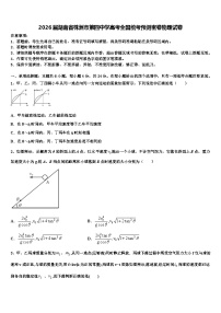 2026届湖南省株洲市第四中学高考全国统考预测密卷物理试卷含解析