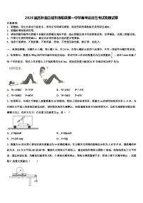 2026届吉林省白城市通榆县第一中学高考适应性考试物理试卷含解析