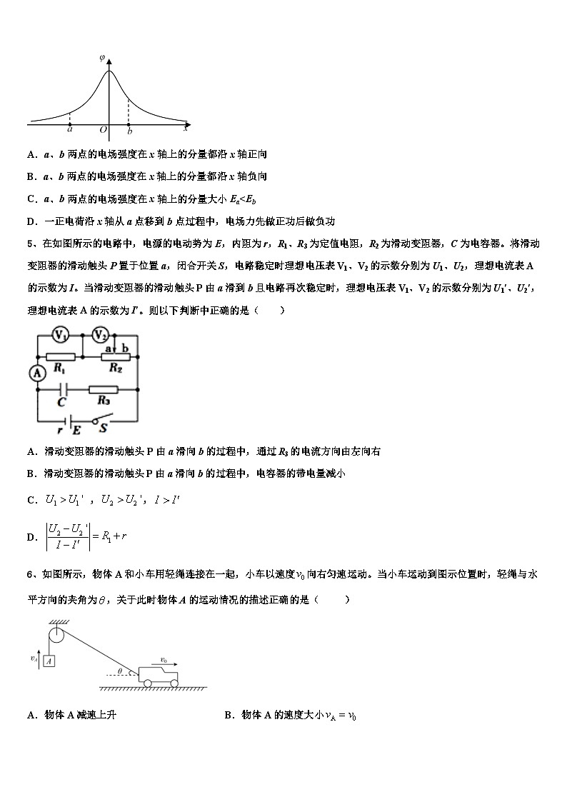 2026届吉林省吉林市吉化第一高级中学高考物理四模试卷含解析第2页