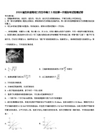 2026届吉林省梅河口市五中高三3月份第一次模拟考试物理试卷含解析