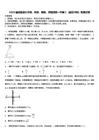 2026届湖南省长沙县、攸县、醴陵、浏阳四县一中高三（最后冲刺）物理试卷含解析