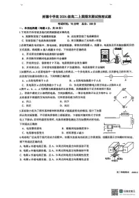 2025-2026学年四川省成都市树德中学高二上学期期末考试物理试题（含答案）