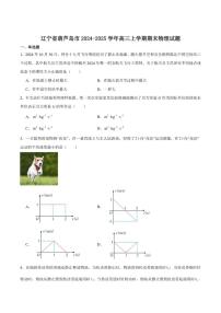 辽宁省葫芦岛市2025届高三上学期1月期末考试物理试卷（含解析）