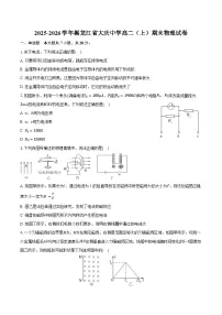 2025-2026学年黑龙江省大庆中学高二(上)期末物理试卷(含答案)