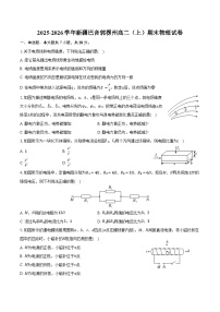 2025-2026学年新疆巴音郭楞州高二(上)期末物理试卷(含答案)