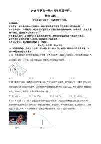 四川省广安市2025-2026学年高一上学期期末考试物理试题（原卷版+解析版）