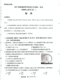 河南省青桐鸣大联考2024-2025学年高一下学期联考物理试卷（含解析）