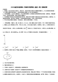 2026届吉林省通榆一中高考冲刺押题（最后一卷）物理试卷含解析