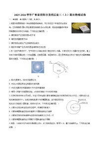 2025-2026学年广东省深圳市龙岗区高三（上）期末物理试卷（含答案）