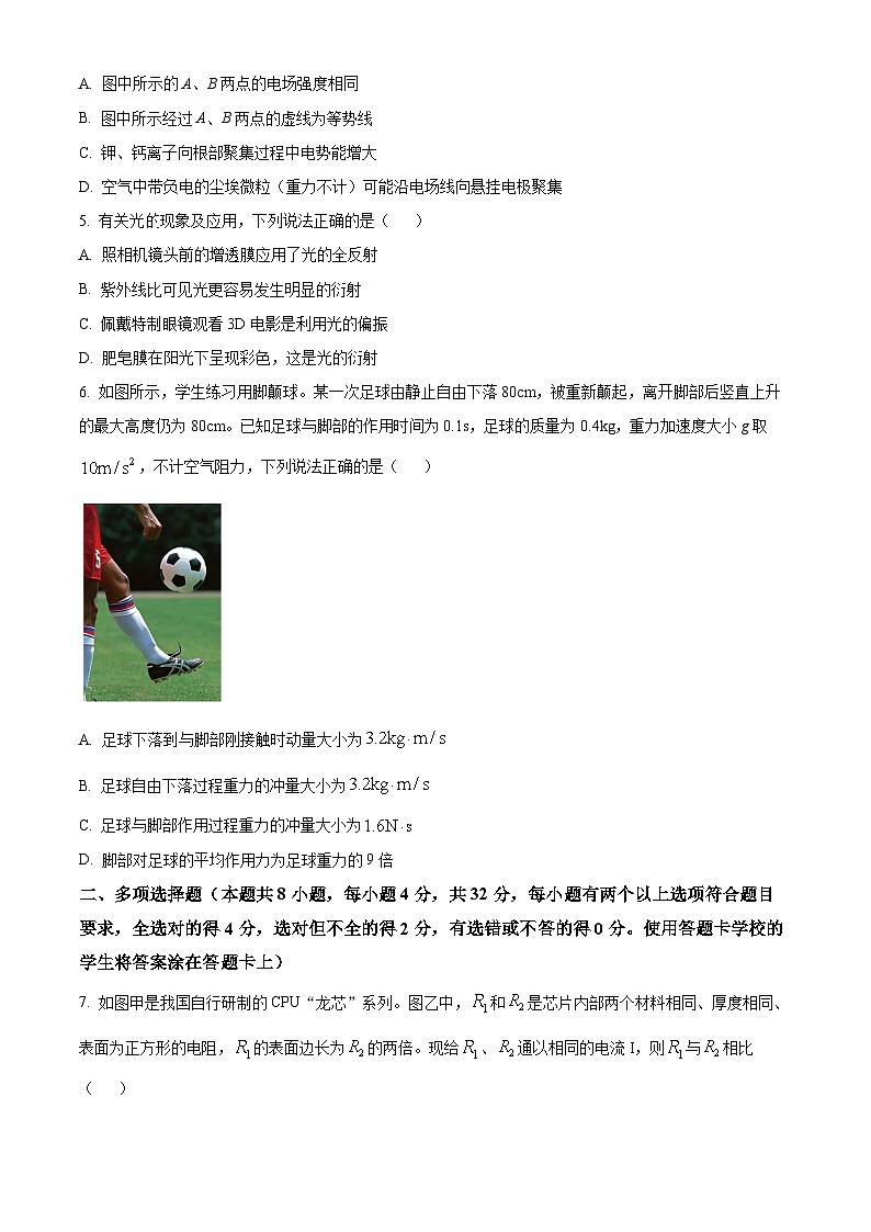 广东东莞市2025-2026学年高二第一学期期末教学质量自查物理试题(试卷+解析)第2页