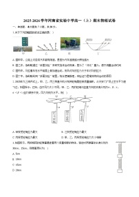 2025-2026学年河南省实验中学高一（上）期末物理试卷（含答案）