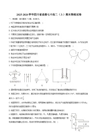 2025-2026学年四川省成都七中高二（上）期末物理试卷（含解析）