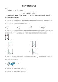 四川省德阳市2025-2026学年高二上学期期末物理试卷(试卷+解析)