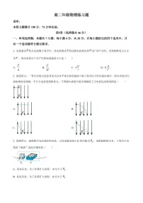 四川省德阳市2025-2026学年高二上学期期末物理试卷(试卷+解析)