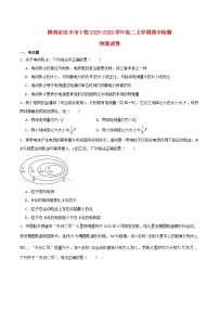 陕西省汉中市十校2025_2026学年高二物理上学期期中检测试题