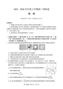 2025-2026学年湖北省荆州市高二上学期期末考试物理试题（含解析）
