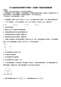 2026届吉林省长春市第八中学高三3月份第一次模拟考试物理试卷含解析