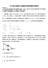 2026届江苏省南京市江浦高级中学高考物理倒计时模拟卷含解析