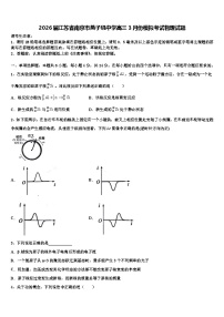 2026届江苏省南京市燕子矶中学高三3月份模拟考试物理试题含解析