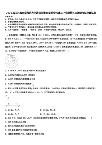 2026届江苏省南京师范大学连云港华杰实验学校高三下学期第五次调研考试物理试题含解析