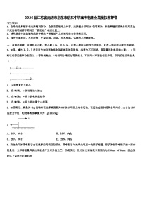 2026届江苏省南通市启东市启东中学高考物理全真模拟密押卷含解析