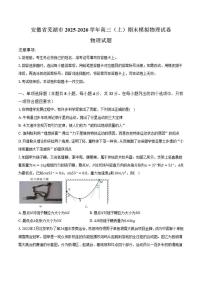 2025-2026学年安徽省芜湖市高三（上）期末模拟物理物理试题试卷（含答案）