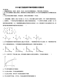 2026届江苏省扬州中学高考物理倒计时模拟卷含解析