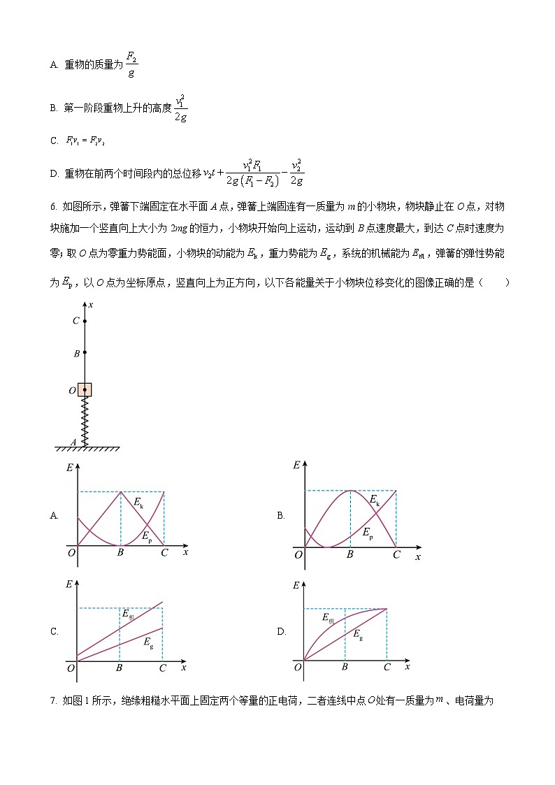 2026年四川省内江市威远县威远中学一模物理试题(原卷版)第3页