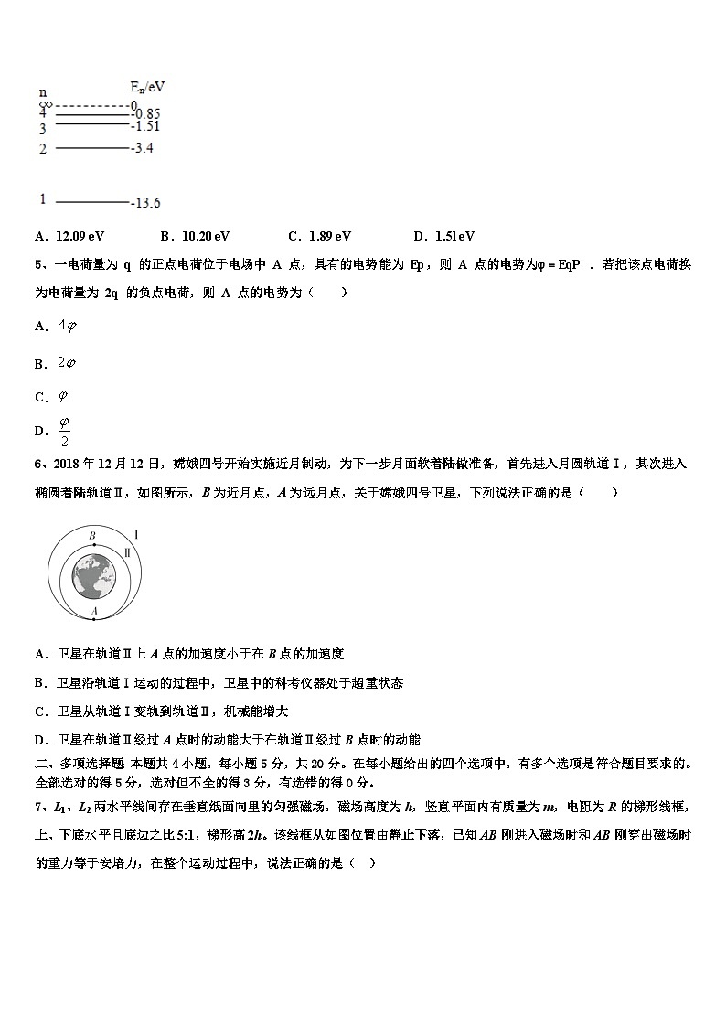 2026届交通大学附属中学高三3月份模拟考试物理试题含解析第2页