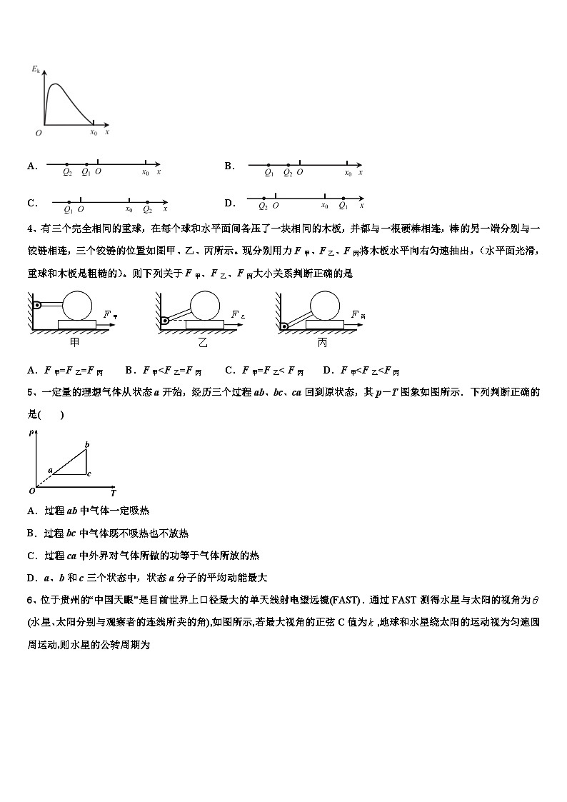 2026届辽宁省阜新市实验中学高考仿真卷物理试卷含解析第2页