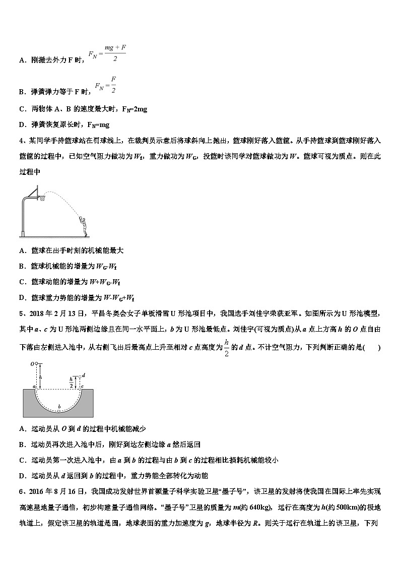 2026届内蒙古包头市第一机械制造有限公司第一中学高三考前热身物理试卷含解析第2页