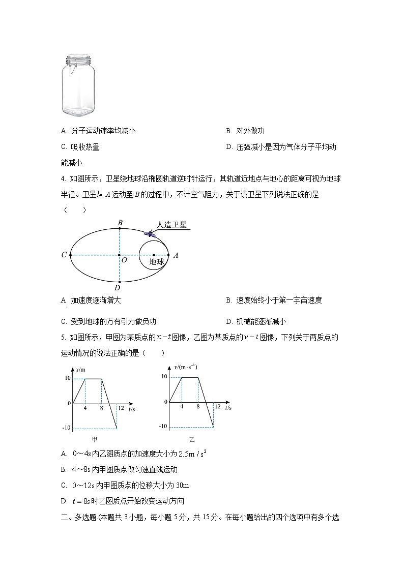 【物理】天津市红桥区2025-2026学年高三上学期期末试卷(学生版)第2页
