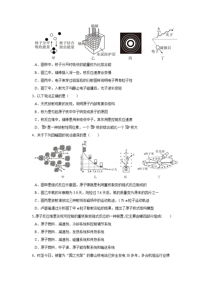 第5章 第5节 核能的利用与环境保护 高中物理选择性必修三同步复习讲义(鲁科版2019)(原卷版)第3页