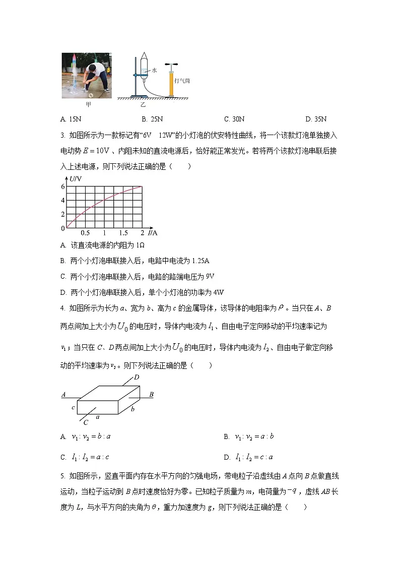 【物理】山西晋城市2025-2026学年高二上学期2月期末试题(学生版)第2页
