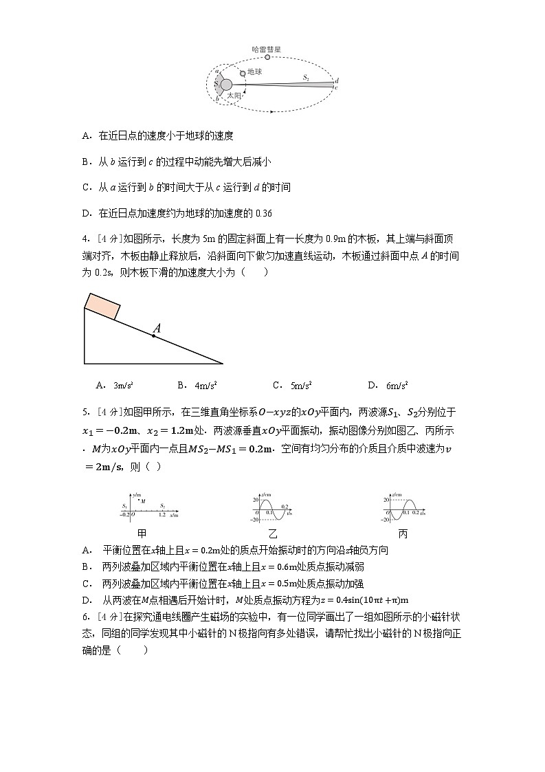 河南省驻马店市2025-2026学年下学期高三物理高考模拟考前练习卷(含解析)第2页