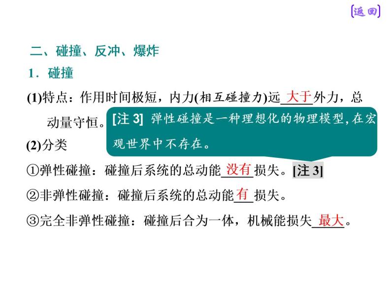 2021新课标版物理高考一轮复习课件 第六章 第2节　动量守恒定律05