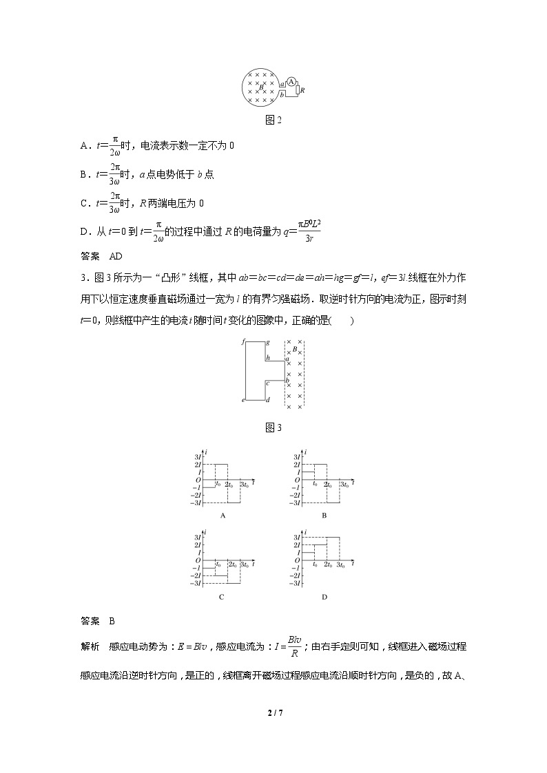 2020高三物理三轮冲刺练习：热点10 电磁感应02