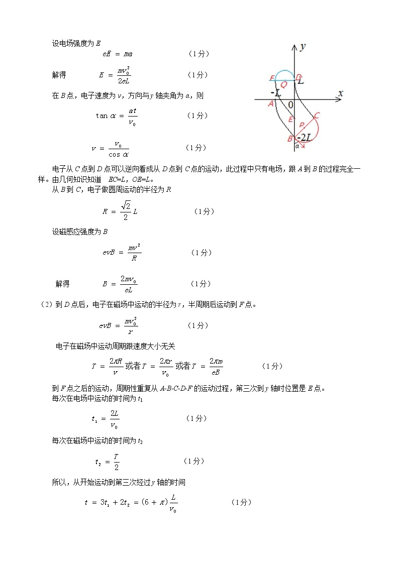 2020保定高三第一次模拟考试理综+解析02