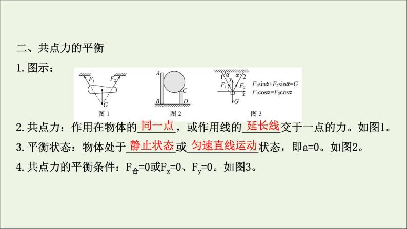 2021届高考物理一轮复习2第3讲受力分析共点力的平衡课件04