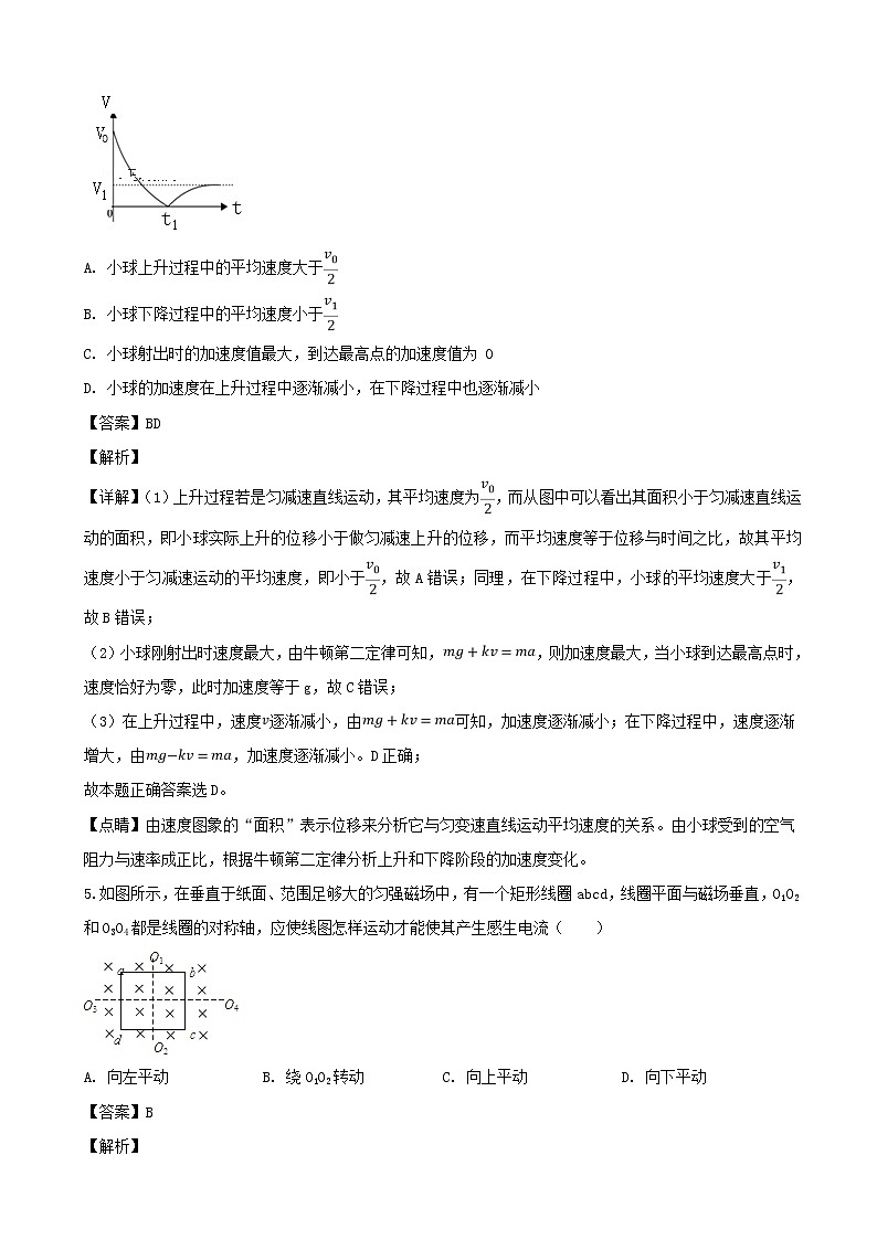 2019届四川省泸州市泸县重点中学高三二诊模拟理综物理试题(解析版)第3页