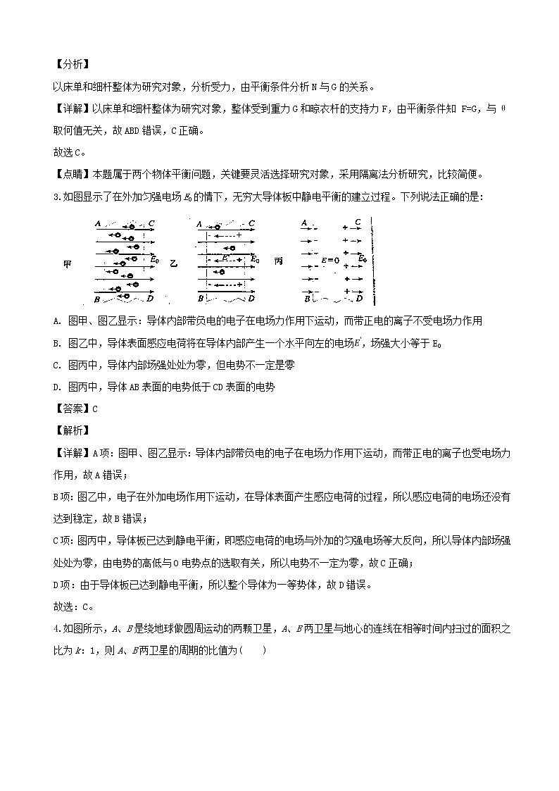 2019届湖南省长沙、望城、浏阳、宁乡四个县市区高三下学期3月调研考试理综物理试题(解析版)02